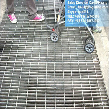 Rejilla de metal galvanizado, rejilla de seguridad galvanizada, rejilla galvanizada electro forge floor